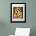 Trademark Fine Art 'The Virgin & Son II' Framed Painting Print on Canvas Canvas | 14 H x 11 W x 0.5 D in | Wayfair MA0723-B1114MF