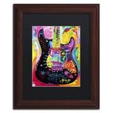 Trademark Fine Art 'Lenny Strat' by Dean Russo Framed Graphic Art Canvas, Wood | 18.75 H x 22.75 W in | Wayfair ALI2601-B1114BMF