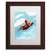 Trademark Fine Art 'Rocket Bot' Craig Snodgrass Framed Painting Print on Canvas Canvas, Wood | 13.75 H x 16.75 W x 0.75 D in | Wayfair