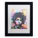 Trademark Fine Art 'Hendrix 6 Was 9' Framed Graphic Art Print Canvas in Green | 23.25 H x 19.25 W x 0.75 D in | Wayfair ALI5743-B1114MF