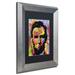 Trademark Fine Art 'Abraham Lincoln IV' Framed Graphic Art Print Canvas | 23.25 H x 19.25 W x 1.25 D in | Wayfair ALI5842-S1114BMF