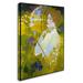 Trademark Fine Art 'De Feure La Femme a Liris' Graphic Art Print on Wrapped Canvas Canvas | 19 H x 14 W x 2 D in | Wayfair ALI19783-C1419GG