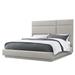 Interlude Quadrant Upholstered Low Profile Bed Polyester in Gray | 60.5 H x 67.5 W x 90 D in | Wayfair 199512-6