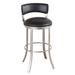 Ivy Bronx Albion Swivel Bar & Counter Stool Upholstered/Metal in Black | 37.5 H x 16.5 W x 16.5 D in | Wayfair 4006367DE3F24B22989C8136102B568A