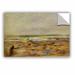 Highland Dunes Pierre Renoir The Beach At Martigues, 1888 Removable Wall Decal Vinyl in Brown | 8 H x 12 W in | Wayfair