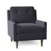 Club Chair - Corrigan Studio® Mcnally 32" Wide Club Chair Fabric in Black/Brown/Yellow | 38 H x 32 W x 38 D in | Wayfair