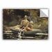 ArtWall Winslow Homer After The Hunt, 1892 Removable Wall Decal Vinyl in Brown | 8 H x 12 W in | Wayfair 1hom012a0812p