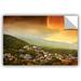 ArtWall Dawn' by Dragos Dumitrascu Photographic Print Removable Wall decal in Green/Orange | 12 H x 18 W in | Wayfair 0dum024a1218p