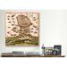 iCanvas Maps & Charts Prints Theatrum Orbis Terrarum (1420) Graphic Art on Canvas in & Beige Canvas in Green | 12 H x 12 W x 0.75 D in | Wayfair