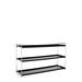 Kartell Trays Bookcase in Black | 32.44 H x 55.12 W x 15.75 D in | Wayfair 4418/09