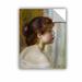 Charlton Home® Pierre Renoir Head Of A Young Woman, Late 19th Century Removable Wall Decal Vinyl in Brown | 10 H x 8 W in | Wayfair