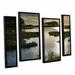 ArtWall Early Morning On Beach Drive Ii by Steve Ainsworth 4 Piece Framed Photographic Print on Canvas Set Canvas in White | Wayfair 0ain072i2436f