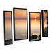 ArtWall Potomac Sunrise by Steve Ainsworth 4 Piece Framed Photographic Print on Canvas Set Canvas in White | 24 H x 36 W x 2 D in | Wayfair