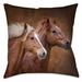 Millwood Pines Engleside Wild Stallion Indoor/Outdoor Throw Pillow Polyester/Polyfill blend | 18 H x 18 W x 6 D in | Wayfair