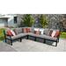 Madison 6 Piece Sectional Seating Group w/ Cushions Metal in Gray kathy ireland Homes & Gardens by TK Classics | Outdoor Furniture | Wayfair