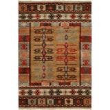 Brown 30 x 0.5 in Area Rug - Loon Peak® Bakke Southwestern Hand-Knotted Wool Area Rug Wool | 30 W x 0.5 D in | Wayfair LNPE1821 45196047