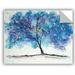 Wade Logan® Alfordsville Blue Tree II Removable Wall Decal Vinyl in Blue/White | 8 H x 10 W in | Wayfair 11E3CA82EF784150815D038B6D1C4636