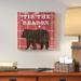 Loon Peak® Simple Living Holiday Bear Graphic Art on Wrapped Canvas in Red | 14 H x 14 W x 2 D in | Wayfair LOON7072 32653331