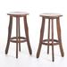 Loon Peak® Rockridge Patio Bar Stool Wood in Brown | 30 H x 19.5 W x 19.5 D in | Wayfair 38C1C4AD84724E84BDBBDDD549D10D64