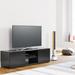 Hokku Designs Aliyaan TV Stand for TVs up to 65" Wood in Black | 17.75 H in | Wayfair LRUN4236 39329115