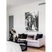 Marmont Hill 'Asian Elephant' by Rachel Byler Painting Print on Wrapped Canvas in Black/Gray | 18 H x 12 W x 1.5 D in | Wayfair MH-RACBYL-01-C-18