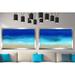 Latitude Run® Beach Scene 8 Aqua Beach s - 2 Piece Picture Frame Panoramic Graphic Art Print Set on Acrylic in Blue | Wayfair LRUN6729 39686533