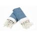 Bungalow Rose 100% Cotton Diamond Weave Tassled Hand Towel Cotton in Green | 18 W in | Wayfair B163A26C78F44A38B7CBDB8C9934CB04