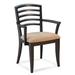 Wade Logan® Ayaina Dining Chairs in Indigo/Brown | 35.25 H x 25 W x 24 D in | Wayfair 373BDC7748934B27A1C69D47BEF68B7A