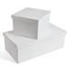 Martha Stewart California Closets® The Everyday System™ 2 Piece Fabric Box Set Cardboard/Paper/Fabric in Black | Wayfair 5546-10855-10856-BLK