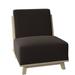 Lounge Chair - Maria Yee Conway 71.12Cm Wide Lounge Chair, Wood in Gray/Brown | 31 H x 28 W x 32 D in | Wayfair 265-108643098FN0