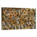 East Urban Home Germany 'Honey Bees on Honeycomb Filled w/ Honey' - Photograph Print on Canvas in Brown/Gray | 12 H x 18 W x 1.5 D in | Wayfair