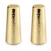 Nouvelle Collections Salt & Pepper Shaker Set Stainless Steel/Metal in Yellow | 3.25 H x 1.5 W in | Wayfair S-168-0014D-990