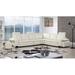 Multi Color Sectional - Orren Ellis Hengrove 123" Wide Faux Reversible Corner Sectional w/ Ottoman Faux | 36 H x 123 W x 99 D in | Wayfair