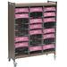 Omnimed Big Beam 24 Cap Horizontal Storage File Cart Metal in Brown | 53.38 H x 41 W x 15 D in | Wayfair 264582-WG