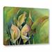 Red Barrel Studio® Green Calla Lilies Painting Print on Wrapped Canvas Canvas, Cotton | 8 H x 10 W x 2 D in | Wayfair RDBS4551 33281866