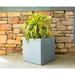 Williston Forge Fuentes Planter Box Composite/Fiberglass/Concrete in Gray | 10 H x 10 W x 10 D in | Wayfair E37EF73C350F4E77BB6C0A8975E288B4