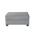 Red Barrel Studio® 35" Wide Rectangle Cocktail Ottoman Polyester in Blue | 19 H x 35 W x 25 D in | Wayfair 45FECF0D2C4145F996546A2ECF8B2DD5