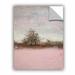 Red Barrel Studio® Haddenham Pink Winter II Removable Wall Decal Vinyl in Gray/Pink | 10 H x 8 W in | Wayfair RDBL5184 38252361