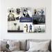 Wrought Studio™ Slight Color Collage by Banksy - Wrapped Canvas Graphic Art Print Canvas in Gray | 12 H x 18 W x 1.5 D in | Wayfair