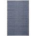 Blue 60 x 0.25 in Area Rug - Rosecliff Heights Parker Hand-Woven Area Rug Cotton | 60 W x 0.25 D in | Wayfair ROHE1370 38744849