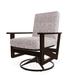 Telescope Casual Wexler Outdoor Rocking Chair w/ Cushions in Black/Brown | 39 H x 29.5 W x 30 D in | Wayfair 5W6K99001