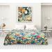 Tropical Print Single Bedspread by Rifz Polyester/Polyfill/Cotton in Blue/Orange/Yellow | Twin | Wayfair GKB8111001