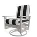 Telescope Casual Wexler Outdoor Rocking Chair w/ Cushions in Gray/Brown | 39 H x 29.5 W x 30 D in | Wayfair 5W6Y97101