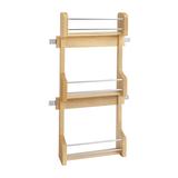 Rev-A-Shelf Kitchen Cabinet Door Mounted 3-Shelf Storage Spice Rack Wood in Brown | 21.25 H x 10.5 W x 3.13 D in | Wayfair 4SR-15