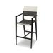 Source Furniture Chloe Stacking Bar Outdoor Arm Chair Metal in Black | 47 H x 22 W x 24 D in | Wayfair SF-2207-173-B&W-BLK