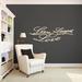 Sweetums Wall Decals Live Laugh Love Script Wall Decal Vinyl in White | 16 H x 48 W in | Wayfair 1095beige