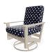 Telescope Casual Wexler Outdoor Rocking Chair w/ Cushions in Brown | 39 H x 29.5 W x 30 D in | Wayfair 5W6D94601