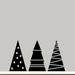 The Holiday Aisle® Betancourt Christmas Tree Set Wall Decal Vinyl in Black | 48 H x 27 W in | Wayfair 6B73C9363B24461F98D0FFE5103CEEFA