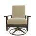 Telescope Casual Wexler Outdoor Rocking Chair w/ Cushions in Gray/Brown | 39 H x 29.5 W x 30 D in | Wayfair 5W6J46201