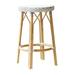 Sika Design Simone Rattan Bar Stool Plastic/Acrylic/Wicker/Rattan in Brown | 26.8 H x 15.7 W x 15.7 D in | Wayfair 9183CPWH